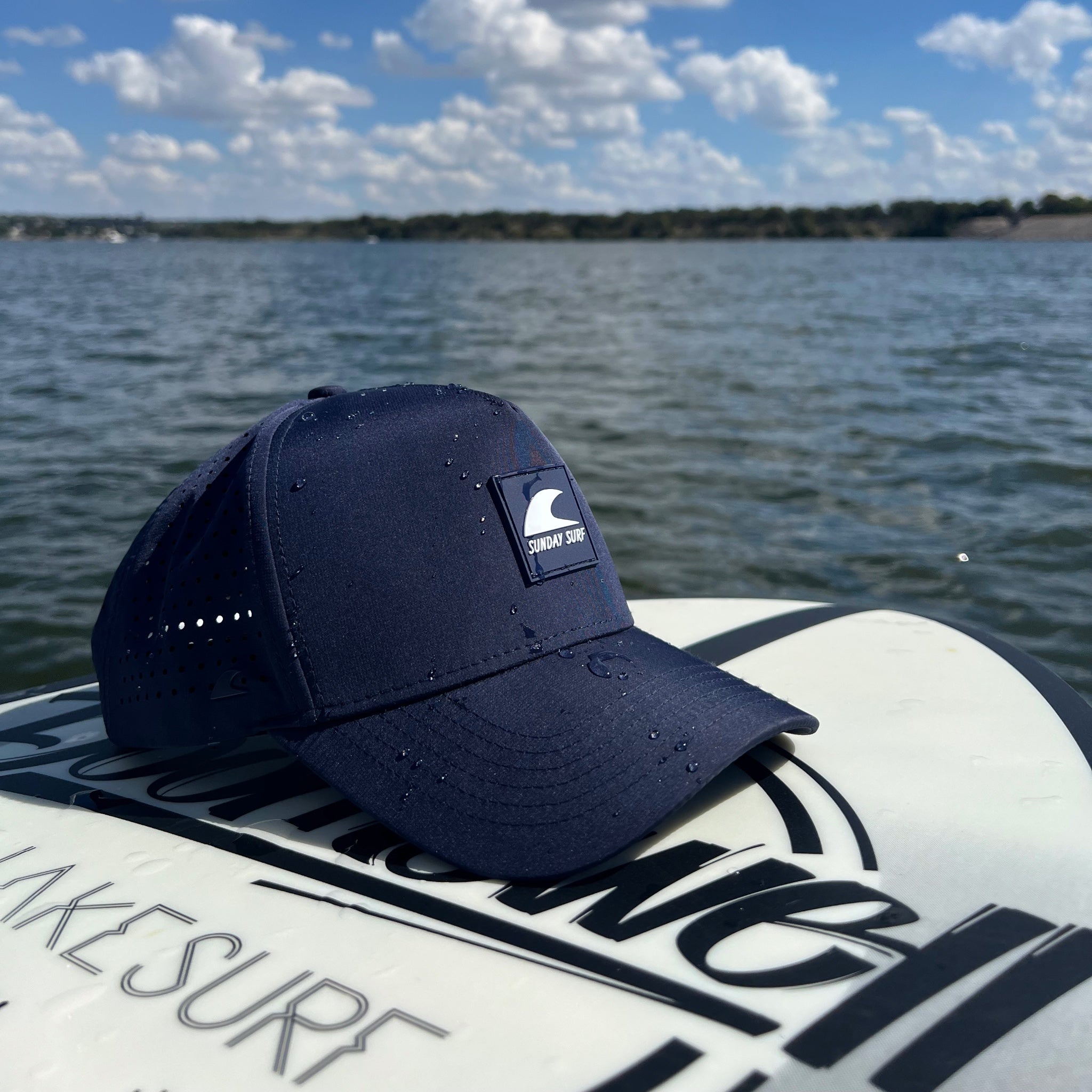 The WakeDrift Snapback - Navy – Sunday Surf