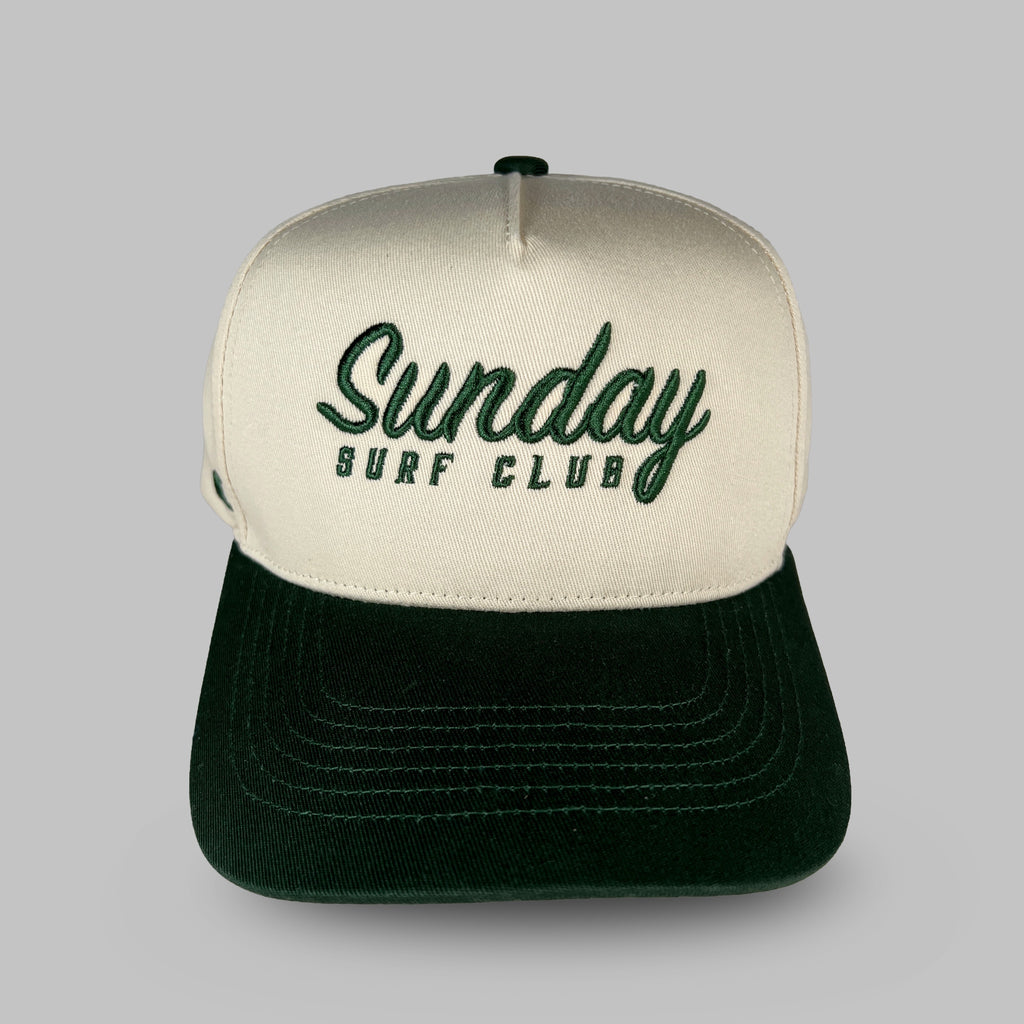 The Classic Snapback - Natural/Green