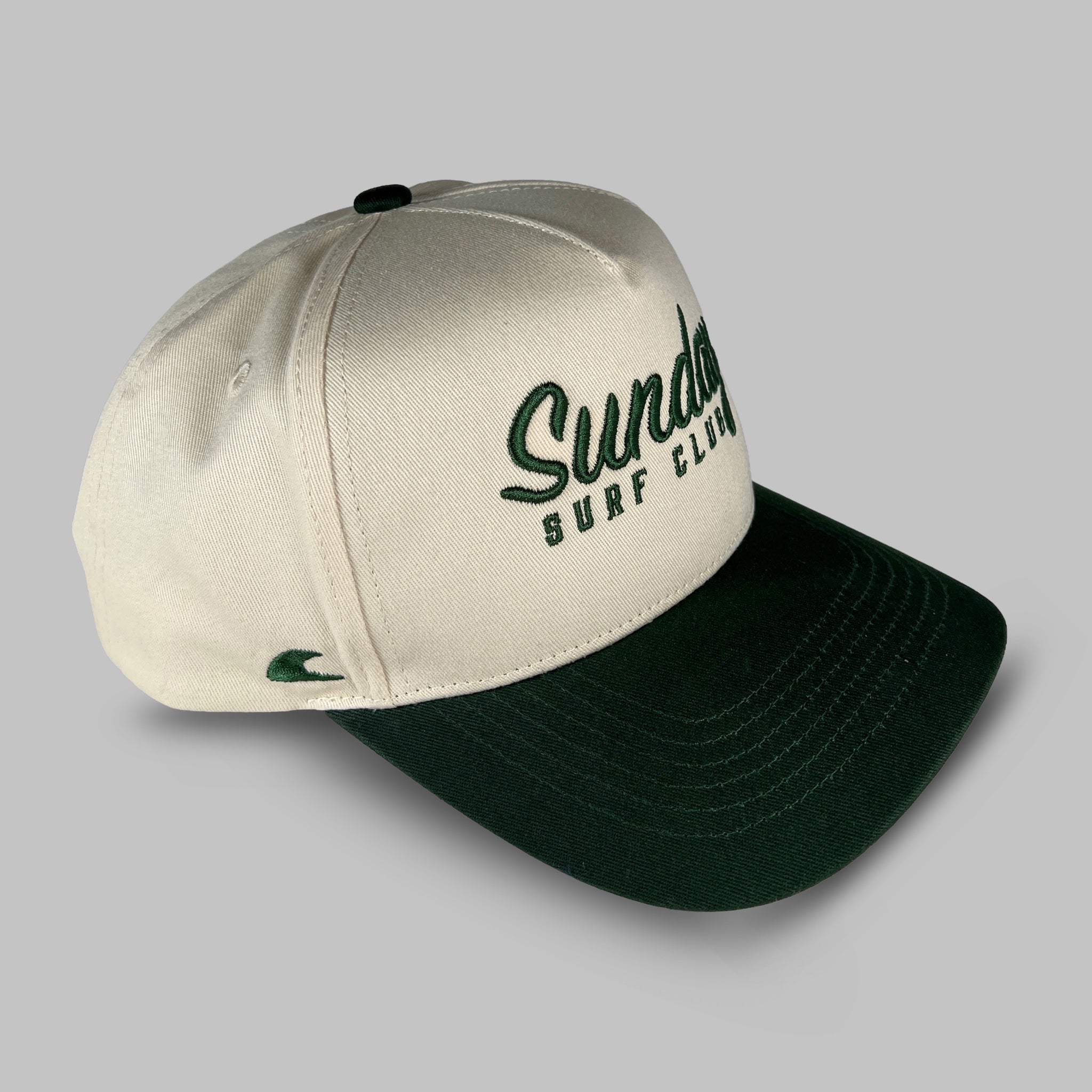 The Classic Snapback - Natural/Green