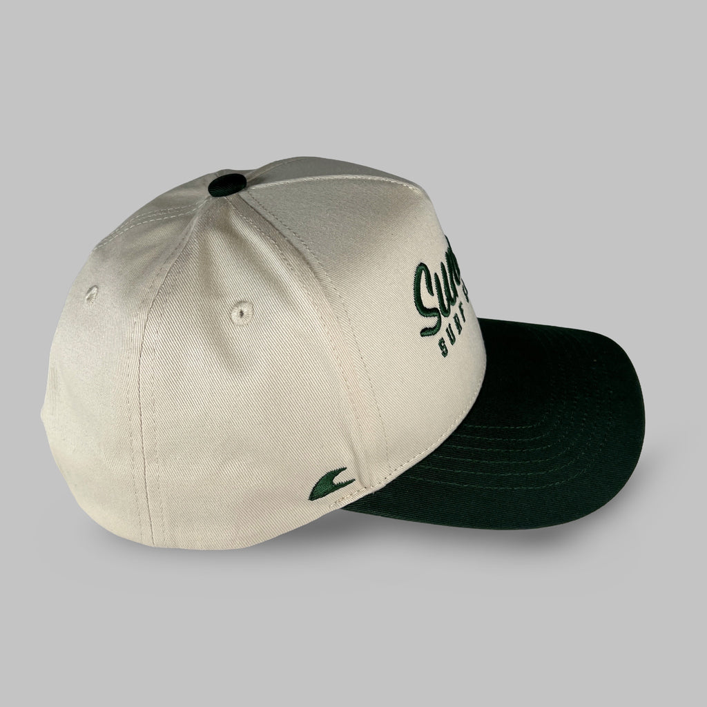 The Classic Snapback - Natural/Green